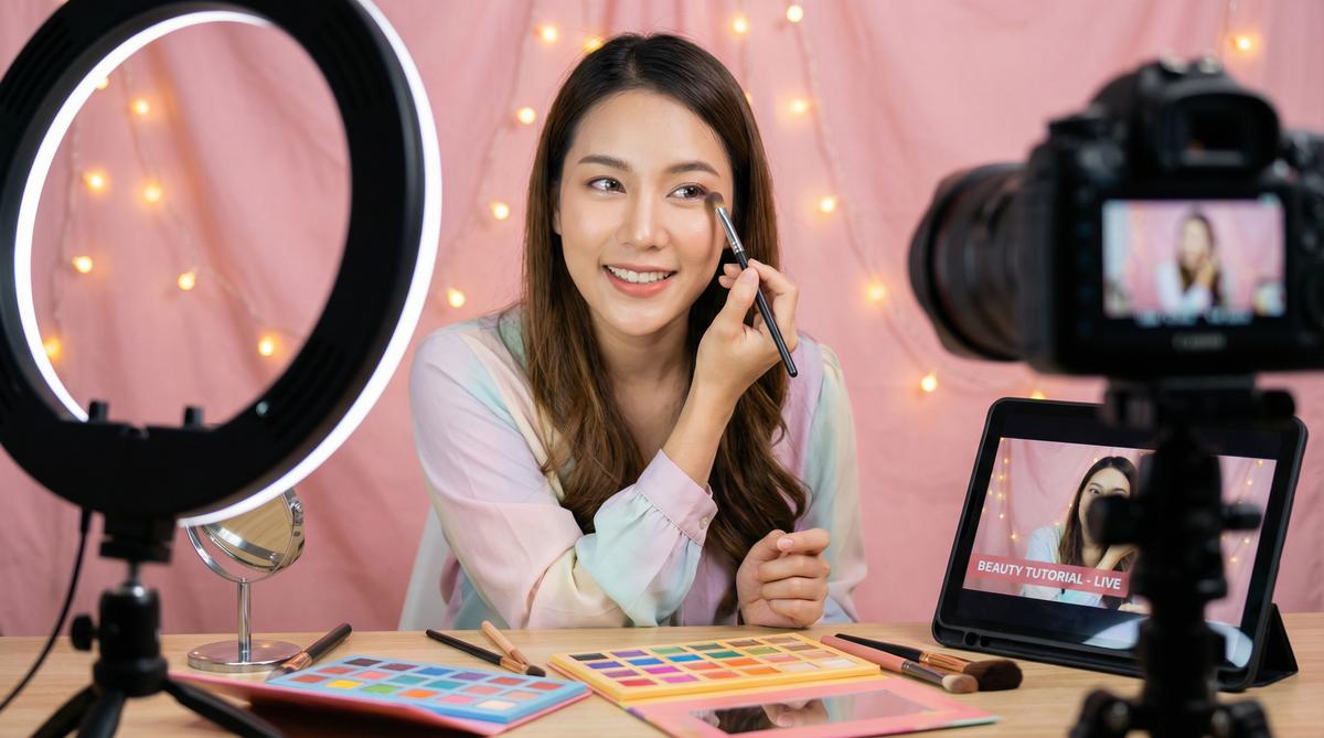 寸止挑战美妆视频教程